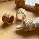 Anel de Guardanapo de Rattan Artesanal para Mesa Posta e Decoração | Itacaré