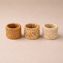 Anel de Guardanapo de Rattan Artesanal para Mesa Posta e Decoração | Itacaré