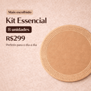 Jogo Americano Artesanal Redondo 38cm – Linho e Rattan | Zanor
